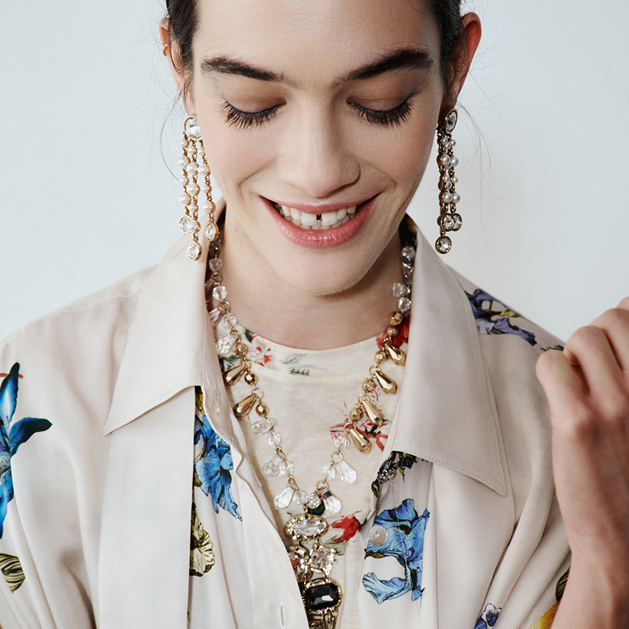 Blusa Con Stampa Floreale Intrend
