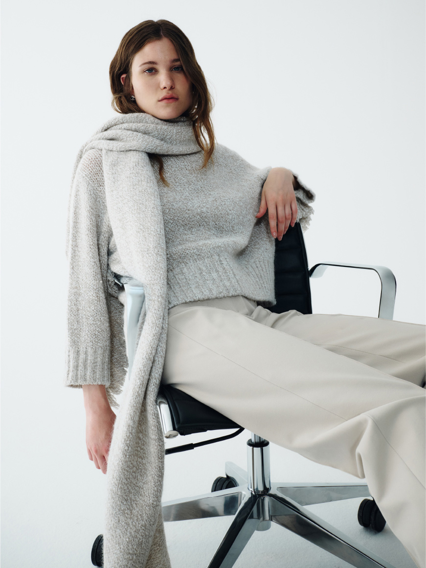 Maglione Grigio Intrend