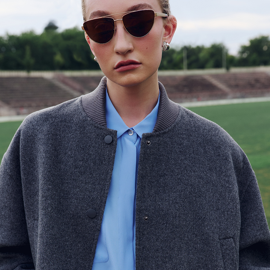 Bomber Grigio Intrend